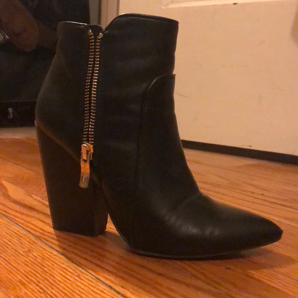 BCBG leather booties